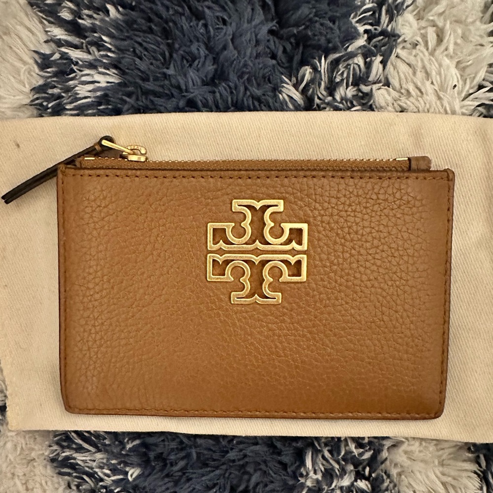 Tory Burch Britten Zip Card Case